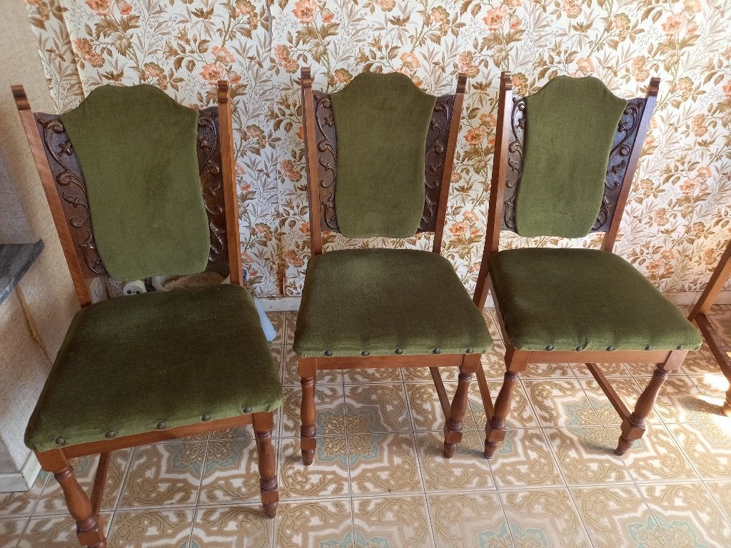 Chaise vintage, Enlèvement, Utilisé, Autres couleurs, Cinq, Six Chaises ou plus