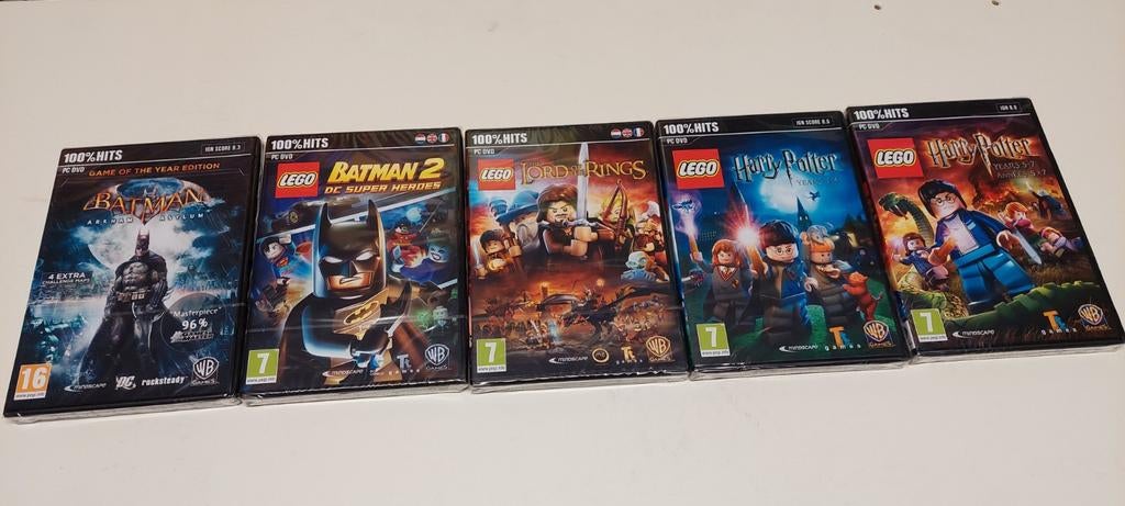 5 PC DVD games - nieuw in de verpakking, ongeopend, Ophalen of Verzenden
