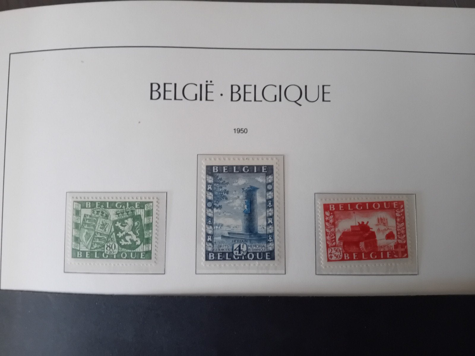 Timbres de Belgique n 823/825** lot 170P, Enlèvement ou Envoi, Neuf