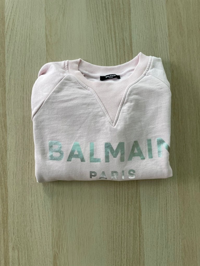 Balmain sweatshirt trui, Kleding | Heren, Truien en Vesten, Balmain, Ophalen of Verzenden, Zo goed als nieuw, Roze