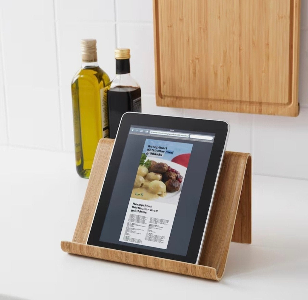Tablet houder ikea, Ophalen