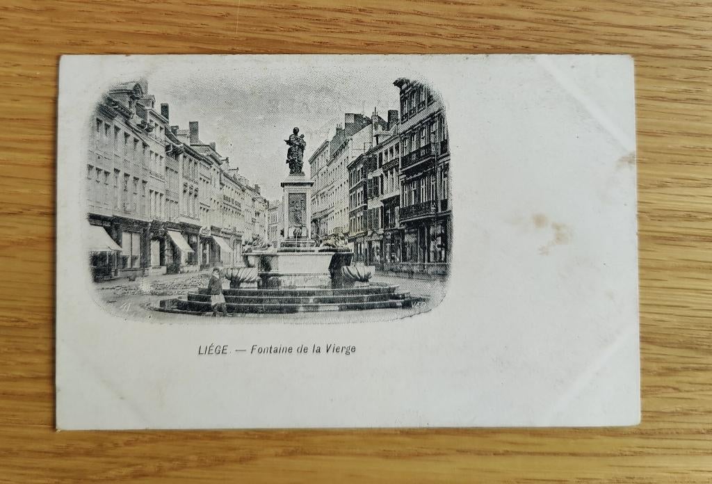 Liège Fontaine de la Vierge, Verzenden, Ongelopen, Luik