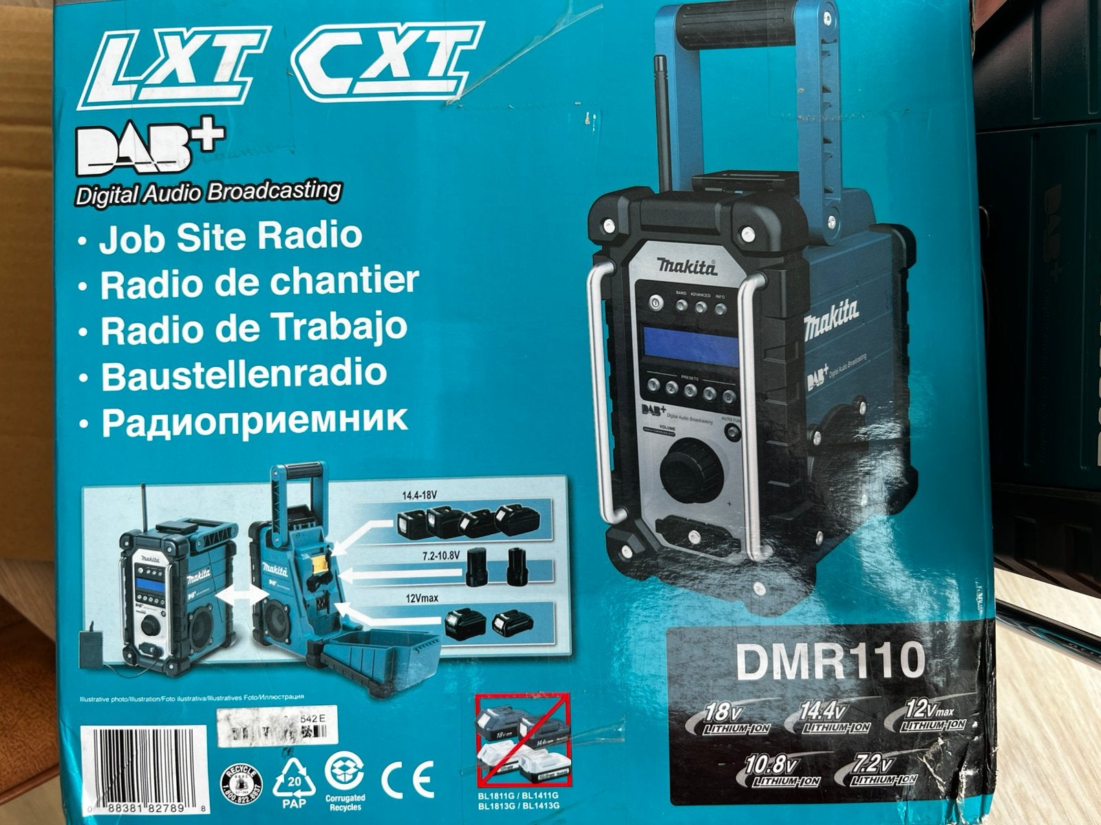Makita DMR110 werfradio NIEUWSTAAT, Audio, Tv en Foto, Ophalen of Verzenden, Radio