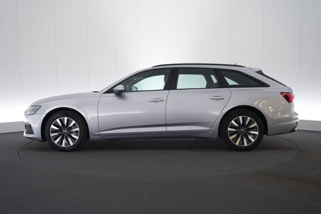 (2BRK363) AUDI A6 AVANT, Autos, Cuir, Argent ou Gris, Achat, Euro 6