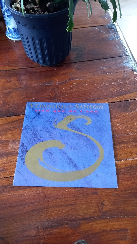 Vinyl (45t) véronique sanson "rien que de l'eau", Enlèvement, Comme neuf, Pop
