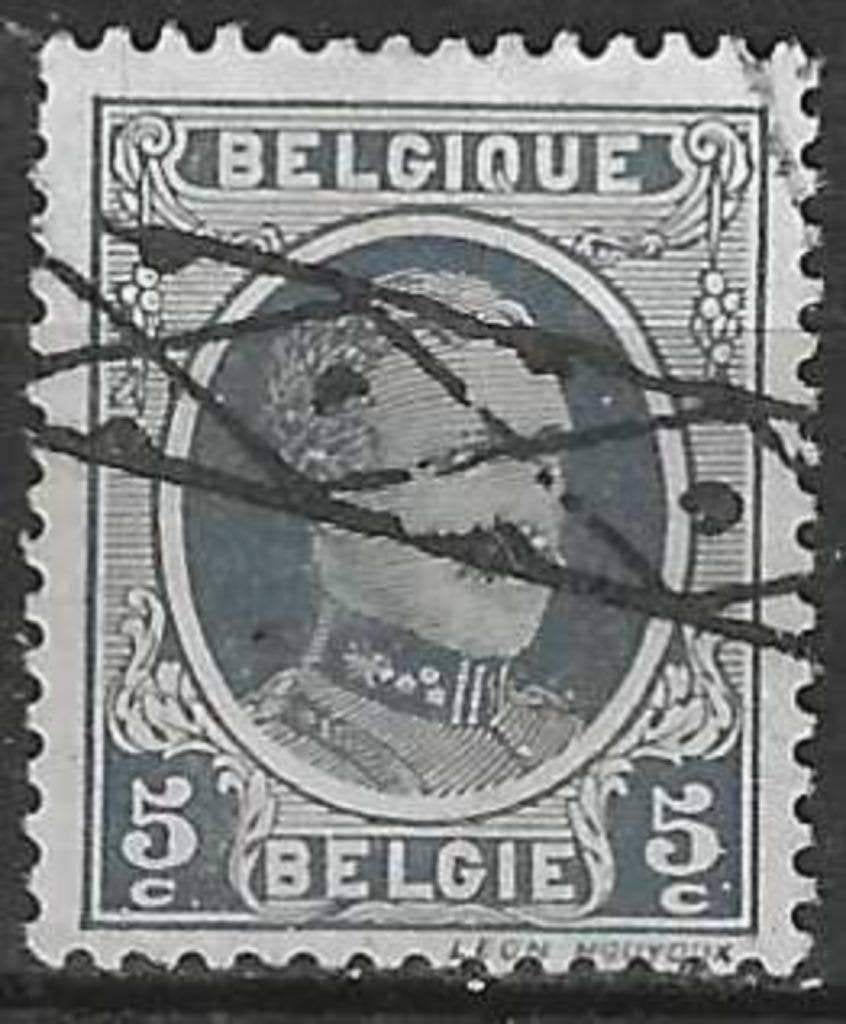 Belgique 1921/1927 - Yvert/OBP 193 - Roi Albert Ier (ST), Envoi, Affranchi, Oblitéré, Maison royale