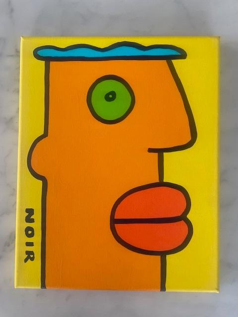 Thierry Noir 24x30, Antiek en Kunst, Kunst | Schilderijen | Modern, Ophalen