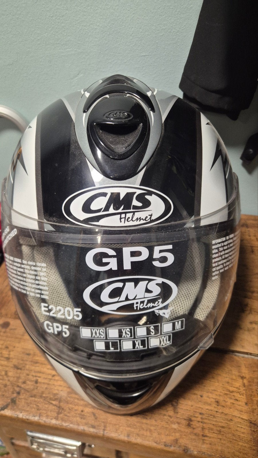 casque CMS GP5 XXL ( mais taille petit L - Xl), Autres marques, Enlèvement ou Envoi, XL, Neuf, sans ticket