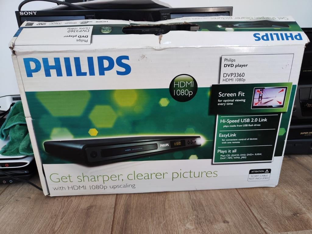 Philips DVP3360/12, TV, Hi-fi & Vidéo, Lecteurs DVD, Comme neuf, Lecteur DVD, Philips, Enlèvement