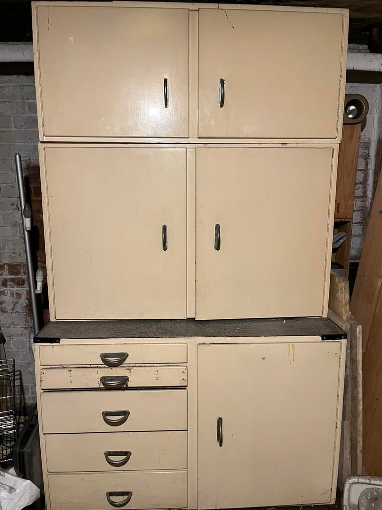 Armoire de cuisine vintage des années 50 et 60, Maison & Meubles, Armoires | Autre, Utilisé, Enlèvement