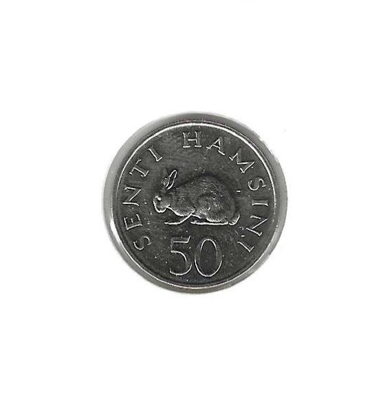 Tanzania, 50 Senti 1989., Ophalen of Verzenden, Tanzania, Losse munt