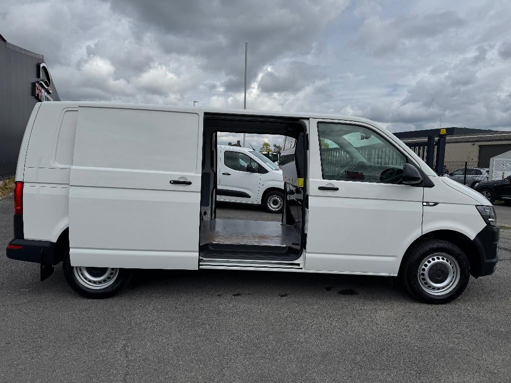 Volkswagen Transporter L2 T6 1st eig ohboek 2schuifdeuren, Auto's, Bestelwagens en Lichte vracht, Voorwielaandrijving, 75 kW, 4 cilinders