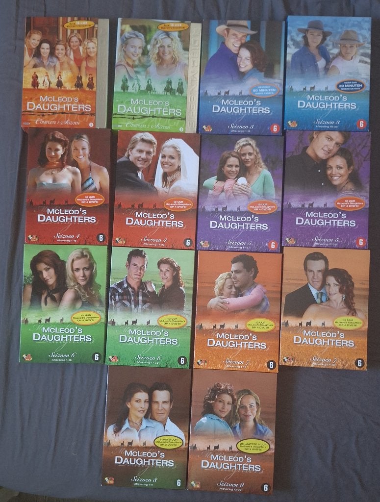 McLeod's daughters complete serie op DVD nieuwstaat, Cd's en Dvd's, Engels, Nederlands, Ophalen of Verzenden, Nieuw in verpakking