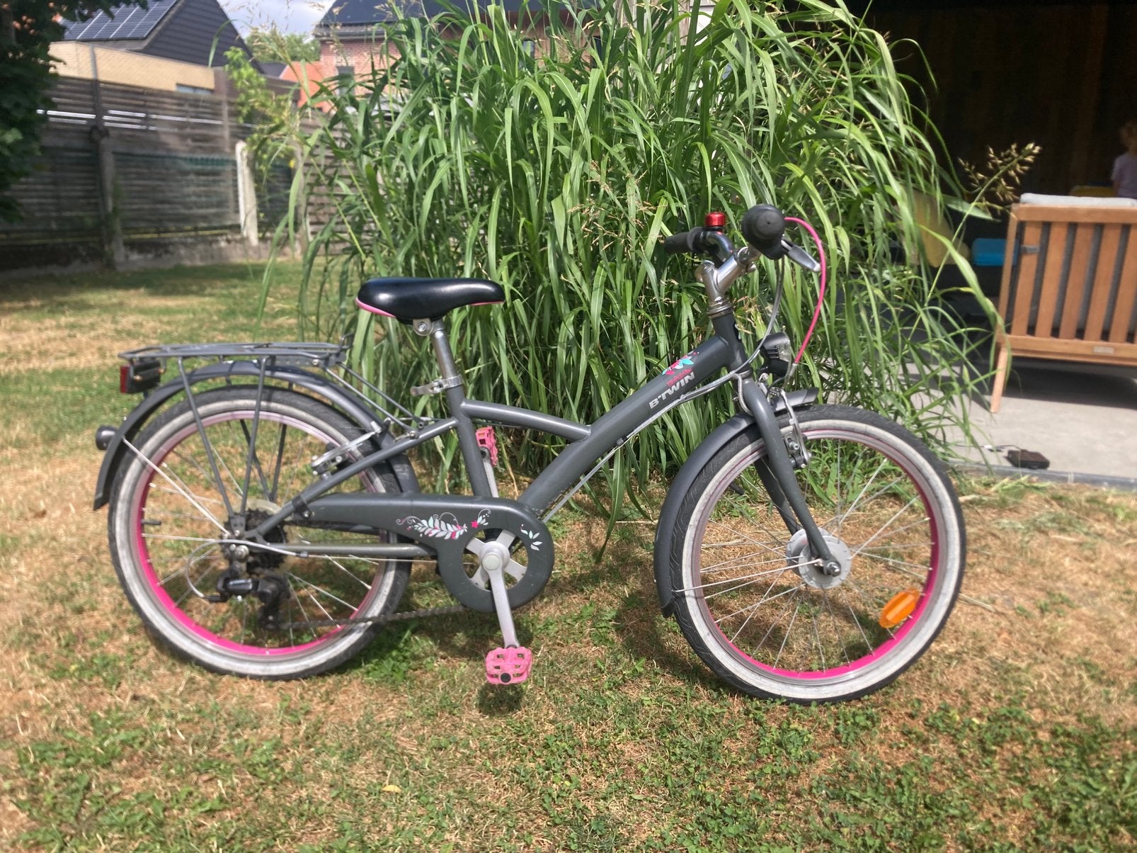 Kinderfiets meisjes 20 inch, Vélos & Vélomoteurs, Vélos | Filles, Vitesses, Frein sur jante, Utilisé, 20 pouces