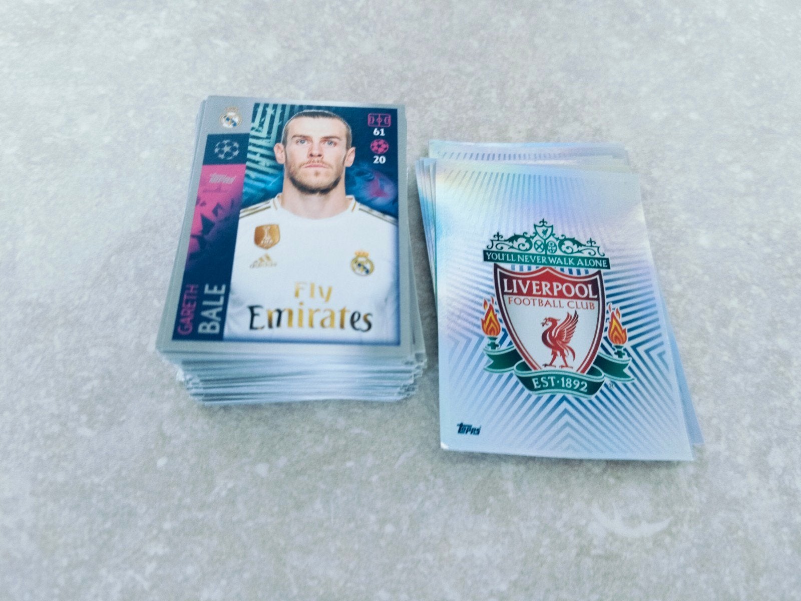 182 verschillende Topps Champions League stickers 2019-2020, Enlèvement ou Envoi