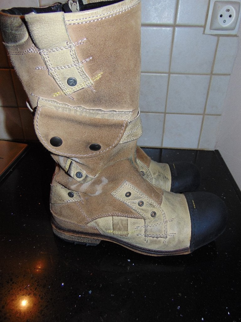 Laarzen Yellow Cab Industrial in zeer goede staat, Kleding | Heren, Schoenen, Bruin, Boots, Ophalen of Verzenden, Gedragen