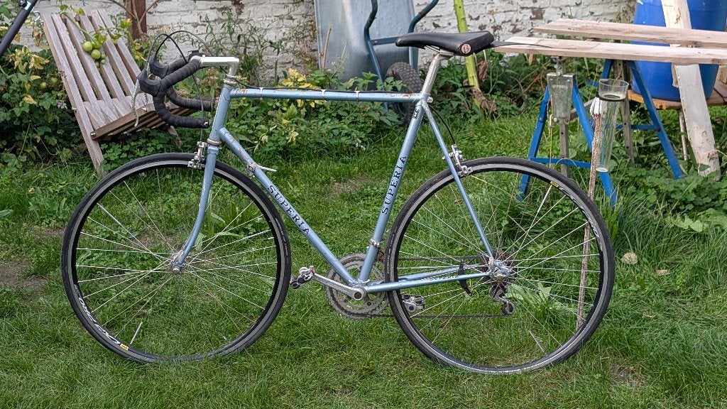 Superia fiets retro, Autres marques, Frein sur jante, 57 à 61 cm, Enlèvement