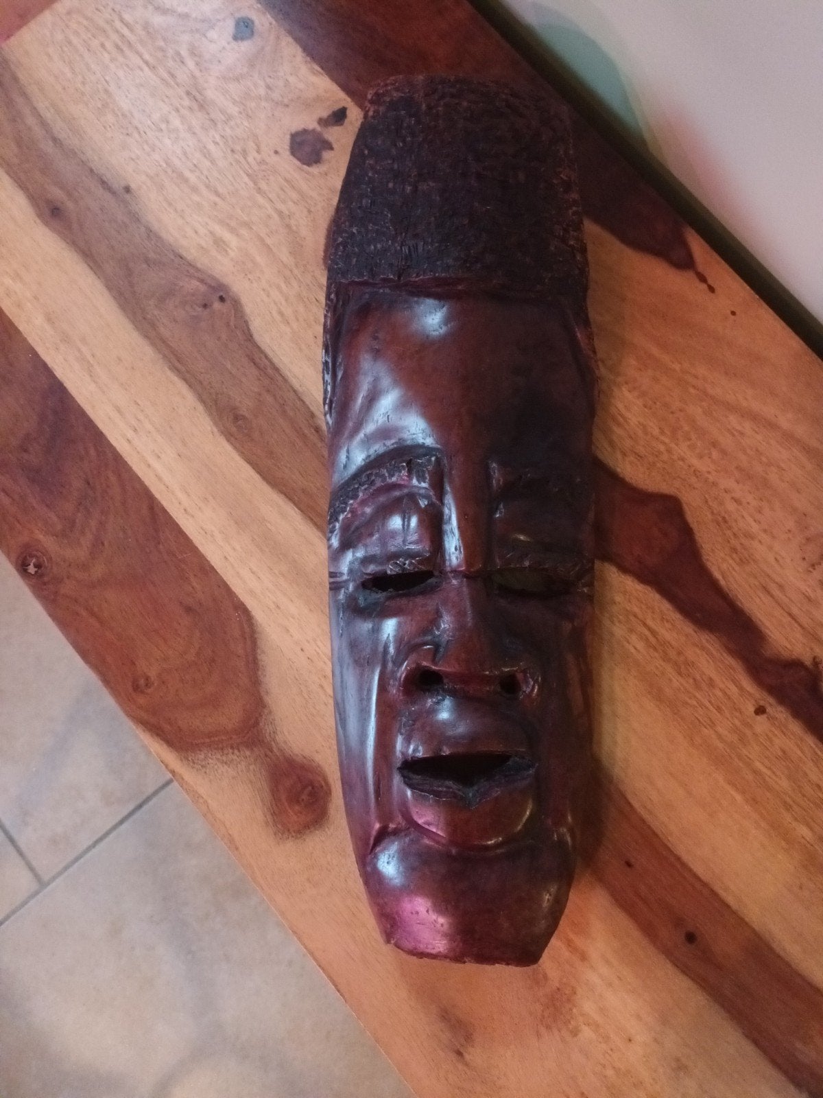 Afrikaans masker, Antiek en Kunst, Ophalen of Verzenden, Masker, Hout