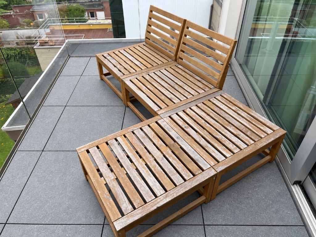 Terras lounge, Tuin en Terras, Ophalen, Gebruikt, Bank, Loungeset