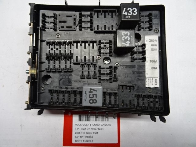 ZEKERINGKAST Volkswagen Golf V (1K1) (1K0937124H), Gebruikt, Volkswagen