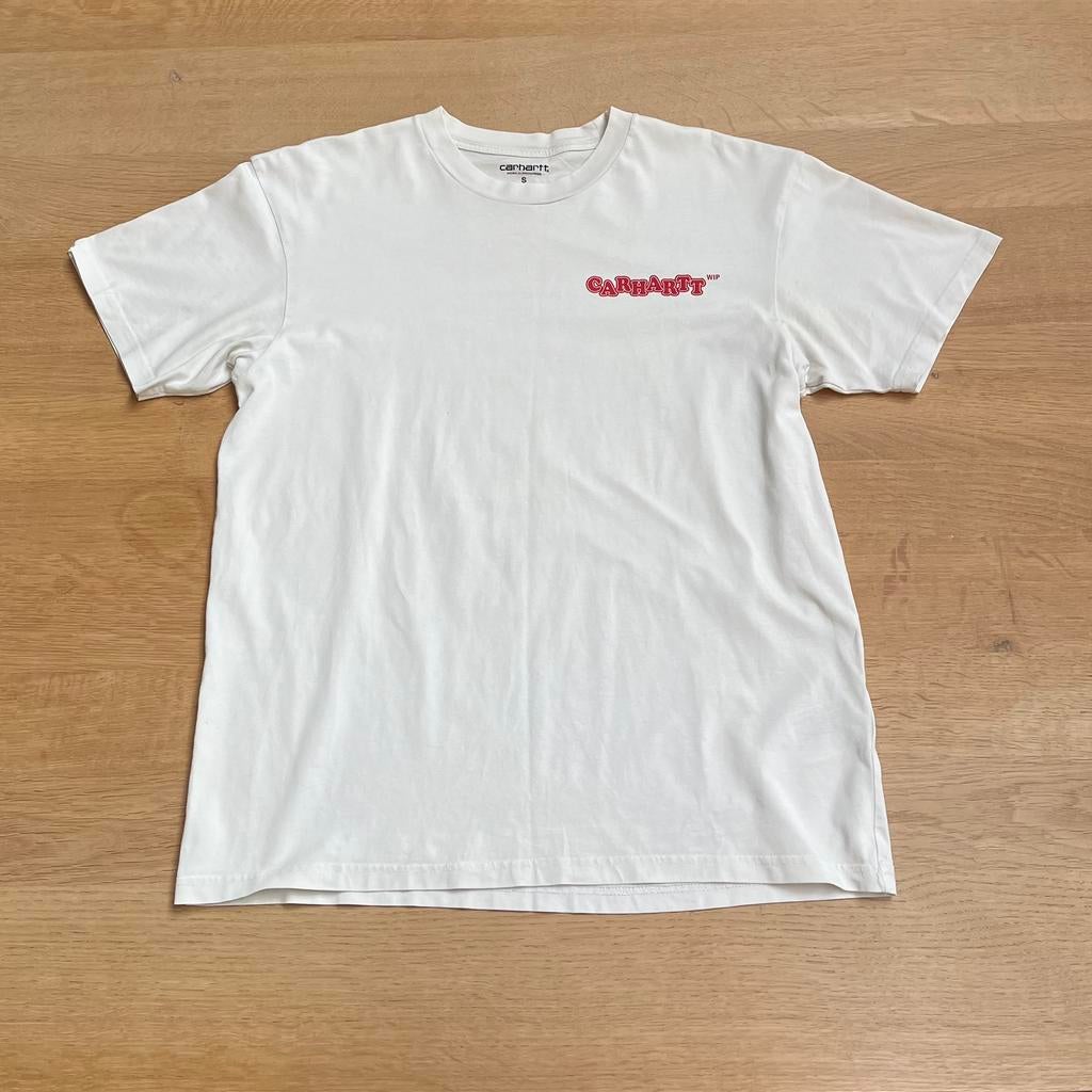 Carhartt T-shirt, Ophalen of Verzenden, Zo goed als nieuw, Maat 46 (S) of kleiner, Wit