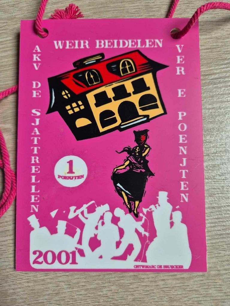 Carnaval Aalst medaille Sjattrellen 2001, Enlèvement ou Envoi