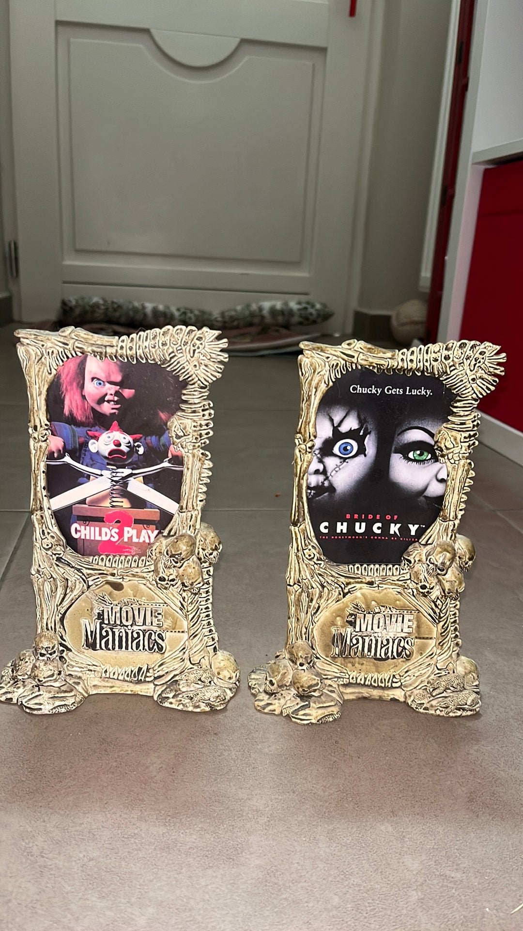 2 affiches des films de Chucky, Collections, Enlèvement, Comme neuf, Film, Affiche