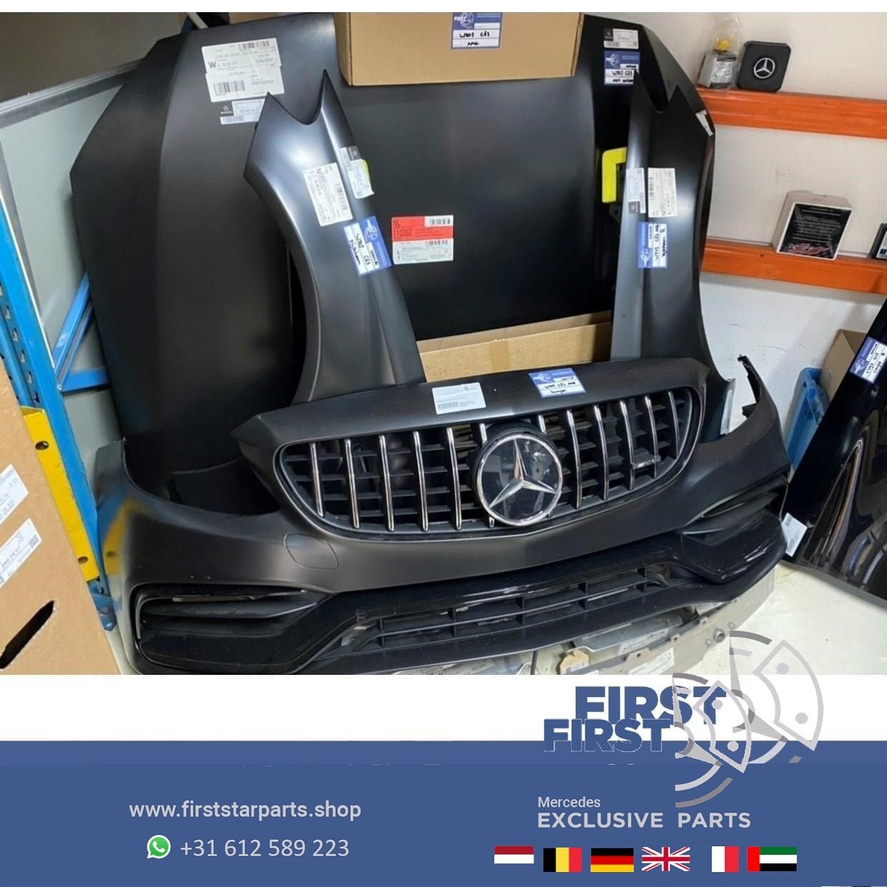 A205 C205 C63 FACELIFT AMG VOORKOP COMPLEET Mercedes C Klass, Utilisé, -, Avant, -