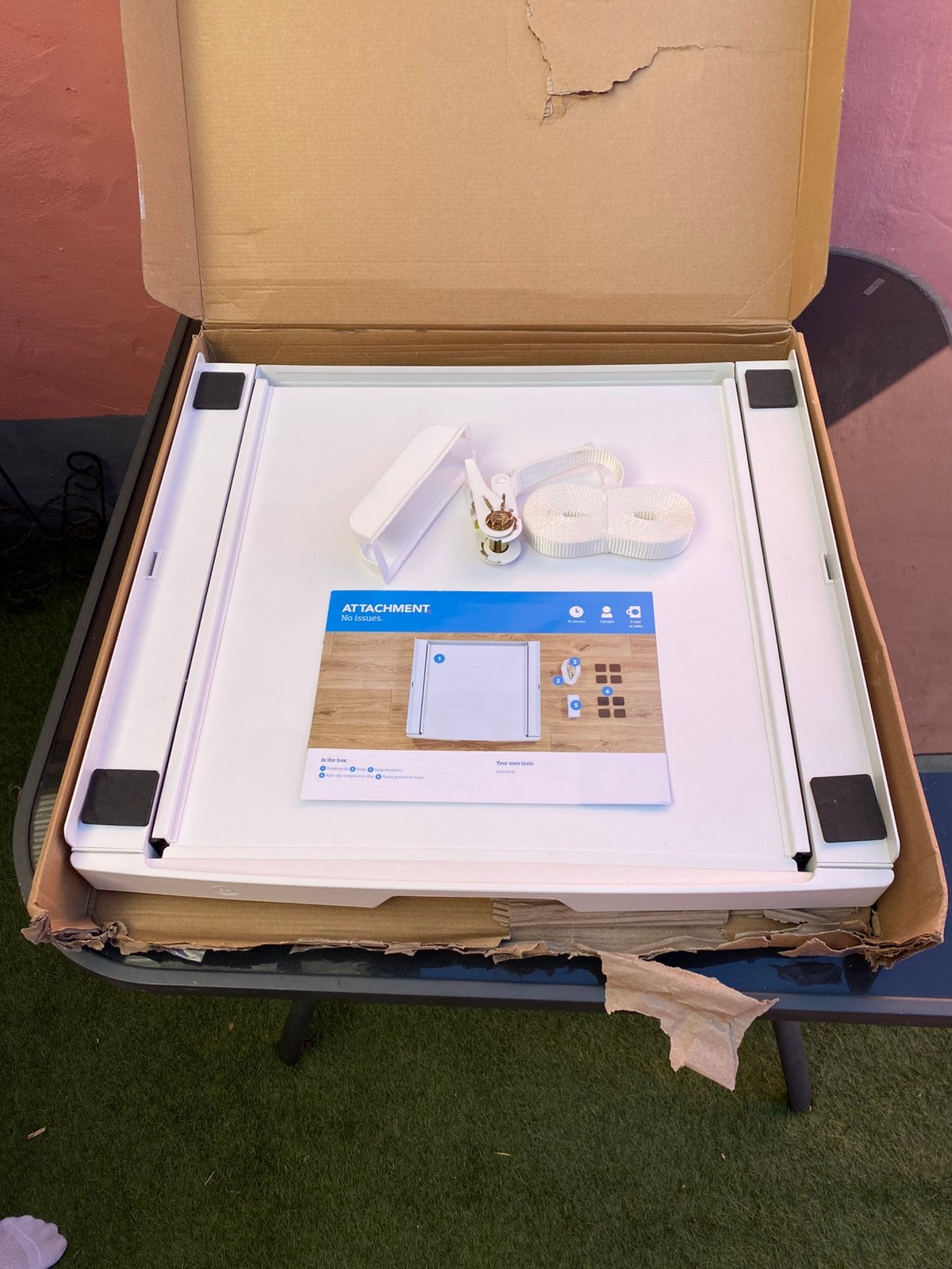 BlueBuilt tussenstuk (wasmachine+droger) met werkblad NIEUW, Elektronische apparatuur, Ophalen of Verzenden, Zo goed als nieuw
