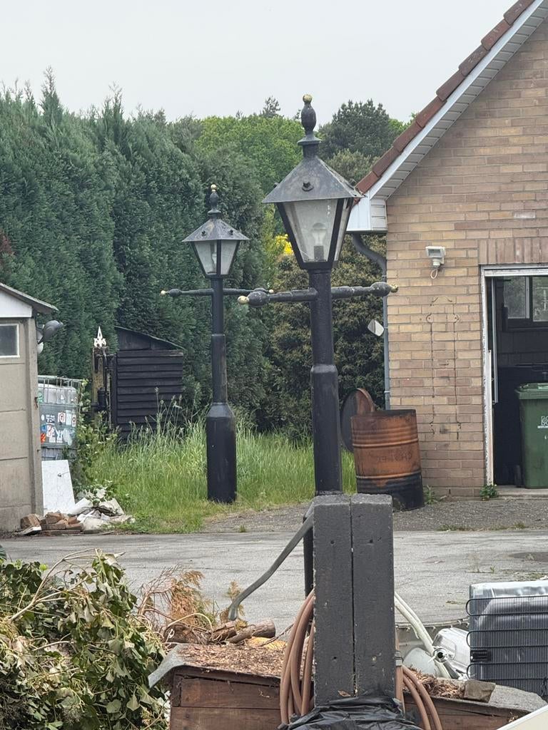 Verlichting tuin oldskool, Tuin en Terras, Ophalen of Verzenden, Zo goed als nieuw