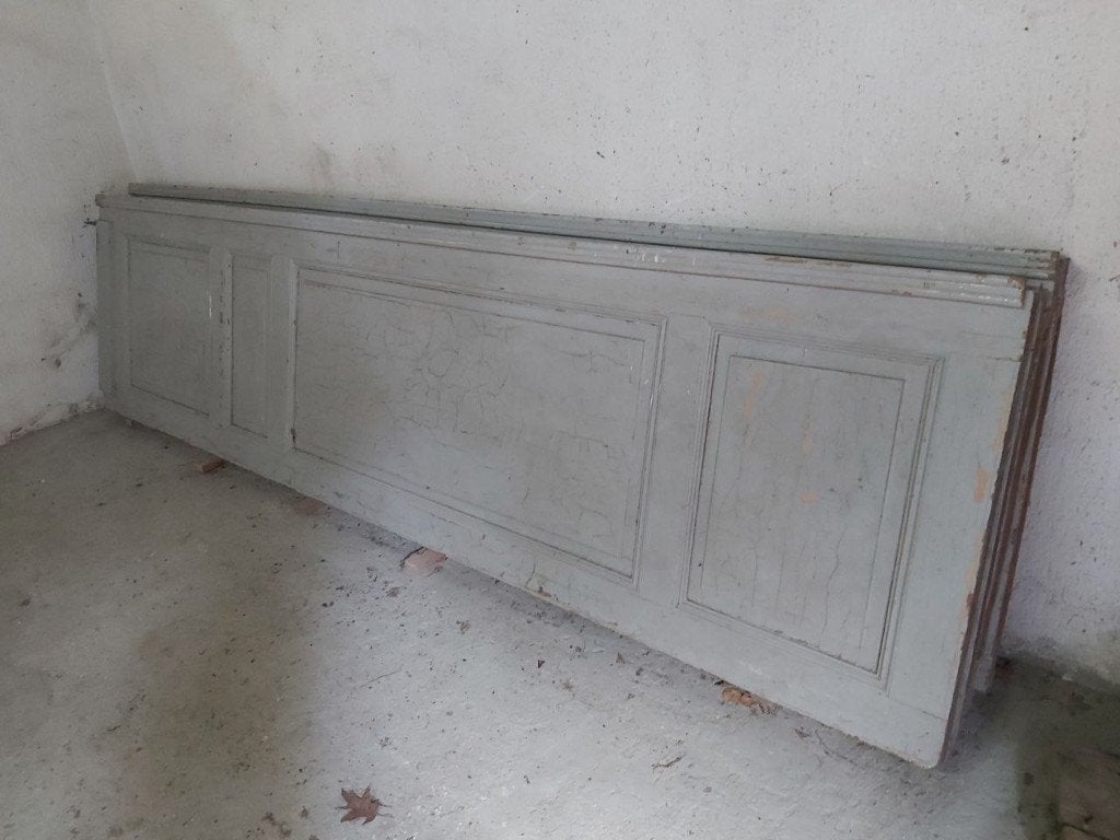 2 x 2 portes hautes : 4 portes, h 295, l 2 x 74,5, 2 x 73,5, Porte intérieure, Porte pliante, Enlèvement, Utilisé