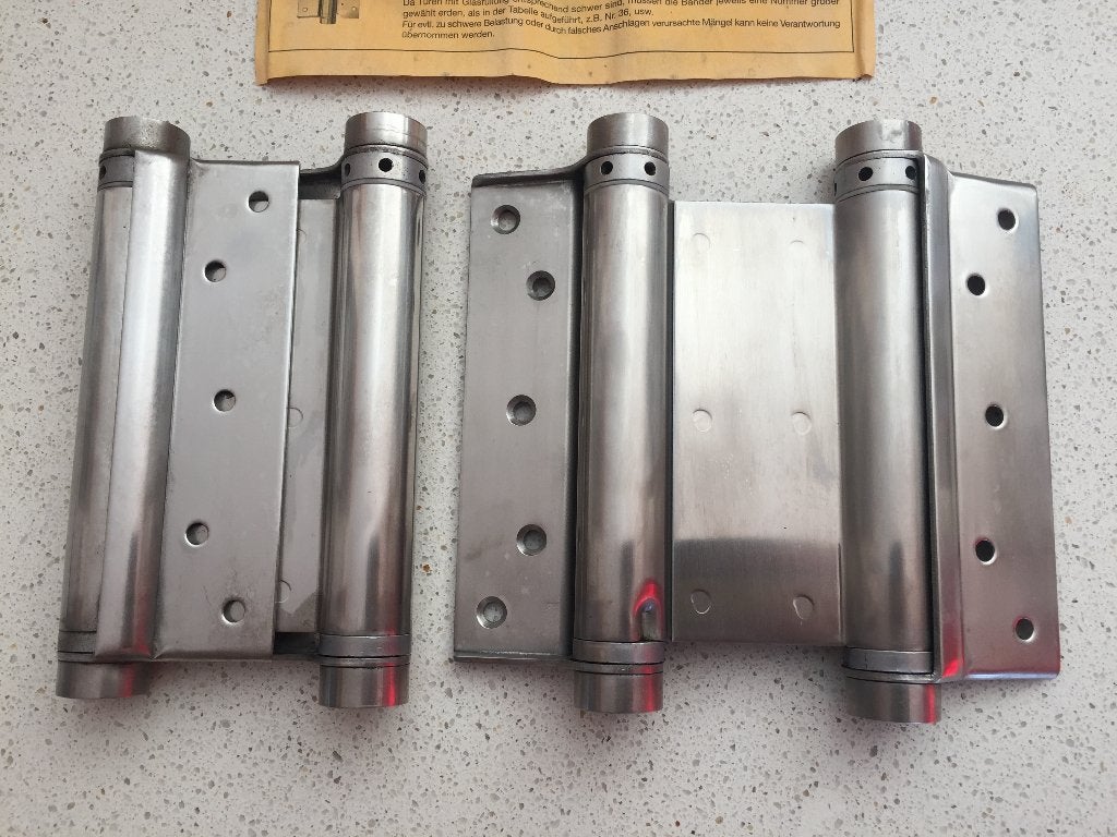 Chanières va et vient en inox, Articles professionnels, Enlèvement, Neuf, sans emballage, Autres types