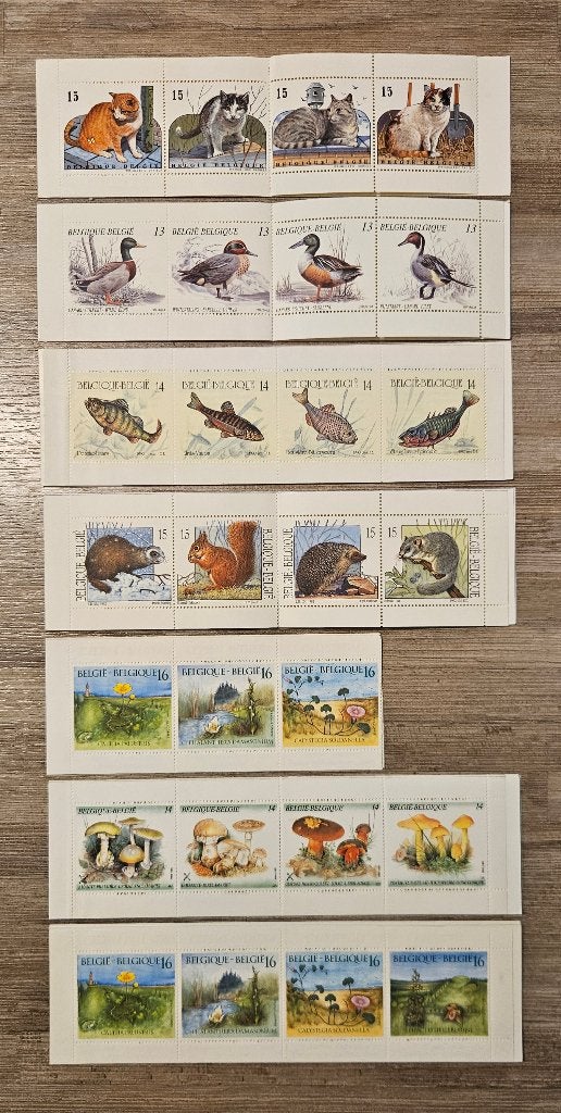 Lot 11 Séries & Carnets Timbres Belgique - Faune & Flore, Timbres & Monnaies, Enlèvement, Non oblitéré, Timbre-poste, Neuf