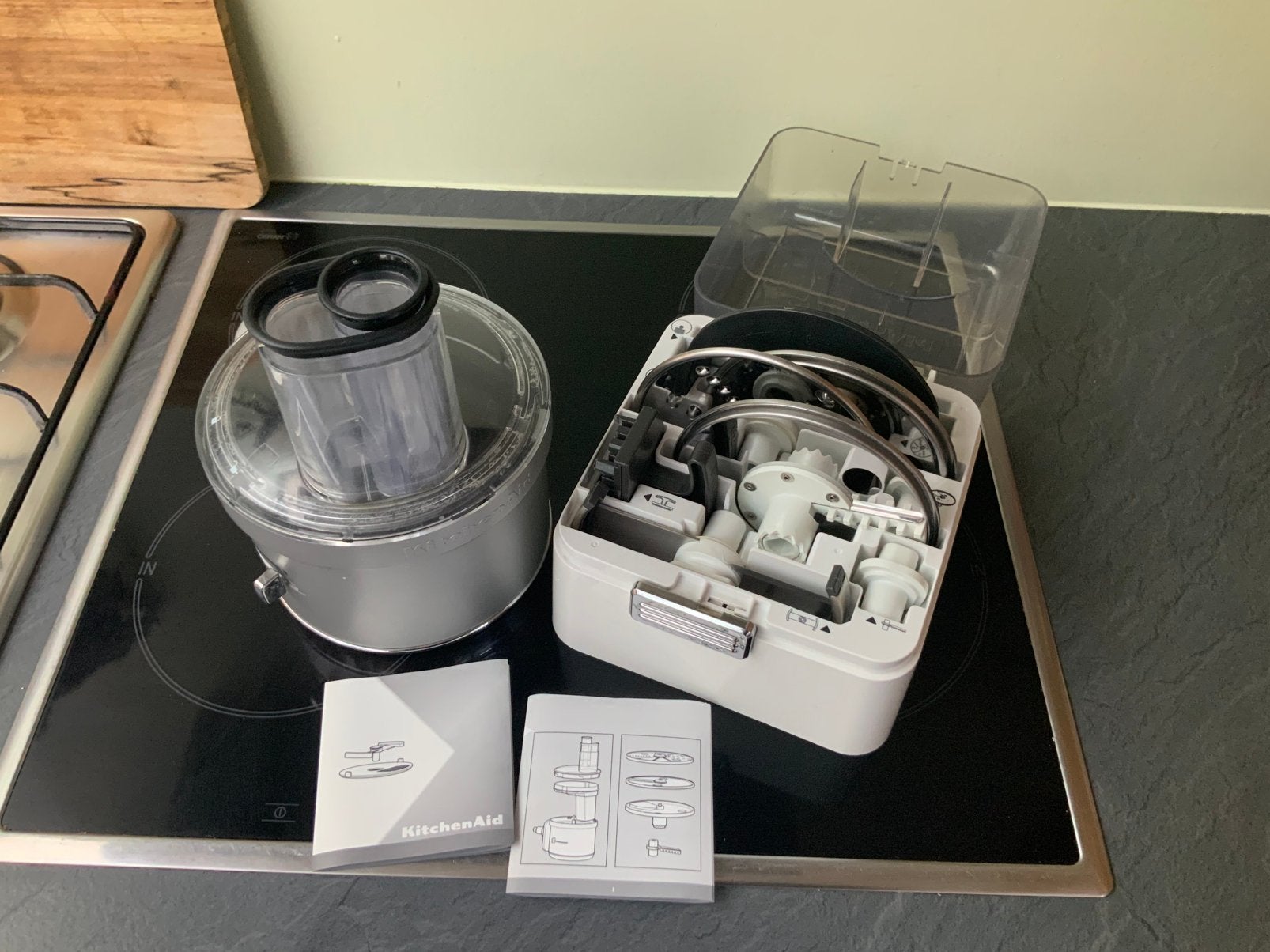 Foodprocessor voor kitchenaid, Maison & Meubles, Cuisine | Casseroles & Poêles, Enlèvement ou Envoi, Utilisé, Inox, Autres types