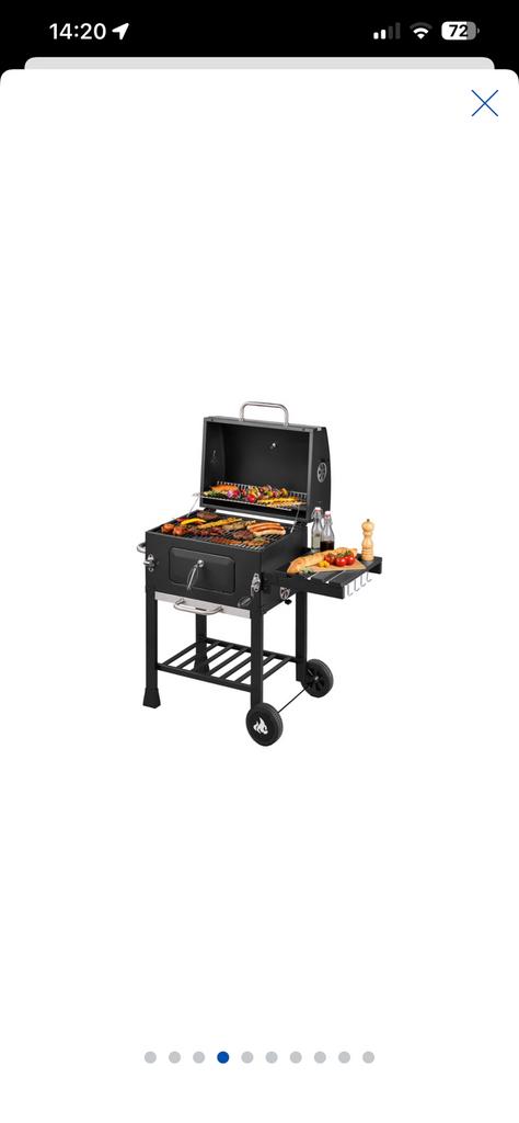 Bbq + hoew, Tuin en Terras, Ophalen, Zo goed als nieuw