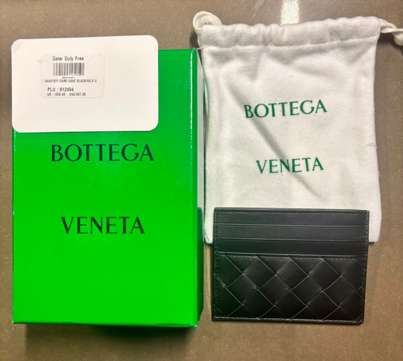 Bottega Veneta Intrecciato Kaarthouder Zwart — NIEUW IN DOOS, Overige merken, Zwart, Nieuw, Ophalen of Verzenden