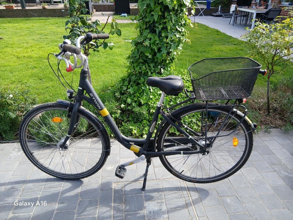 Damesfiets BTWIN, Fietsen en Brommers, Overige merken, Gebruikt, Velgrem, Versnellingen