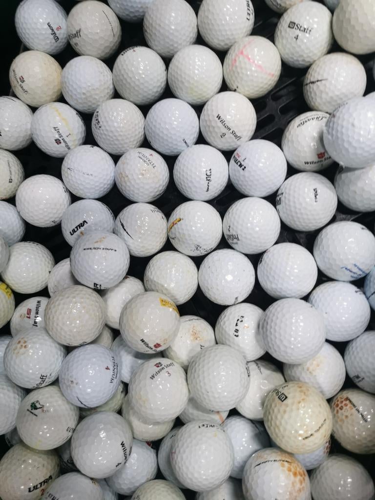 Gebruikte Wilson golfballen 100 stuks, Ophalen of Verzenden