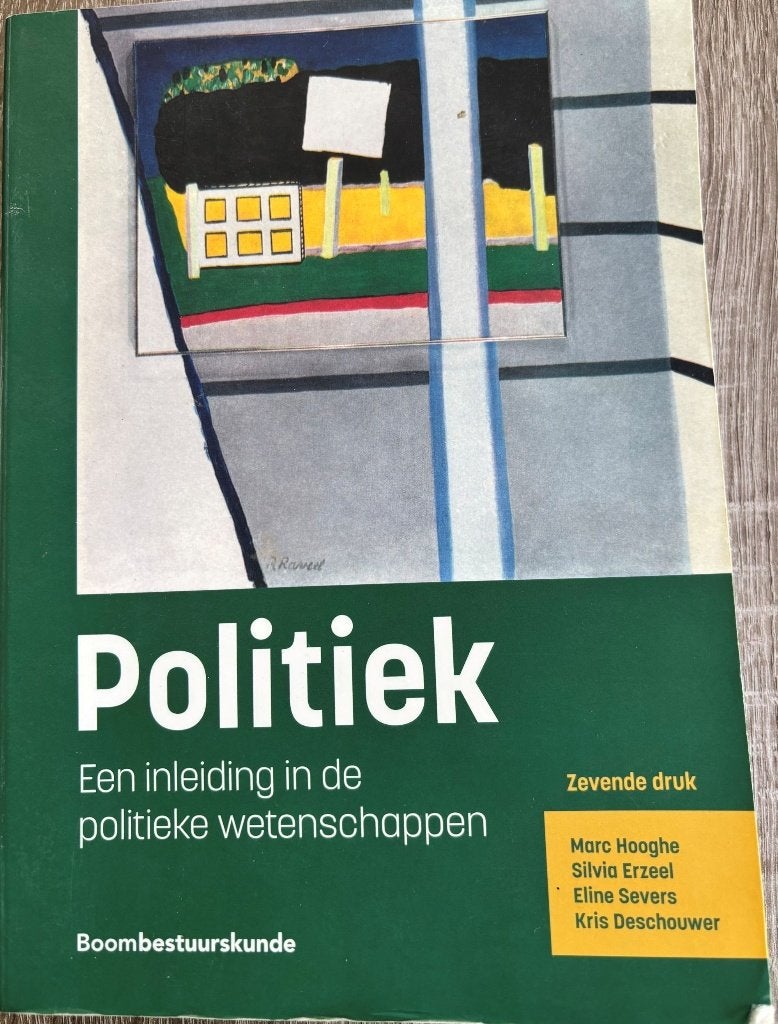 Politiek - Een inleiding in de politieke wetenschappen, Boeken, Ophalen, Zo goed als nieuw, Hoger Onderwijs, Boom