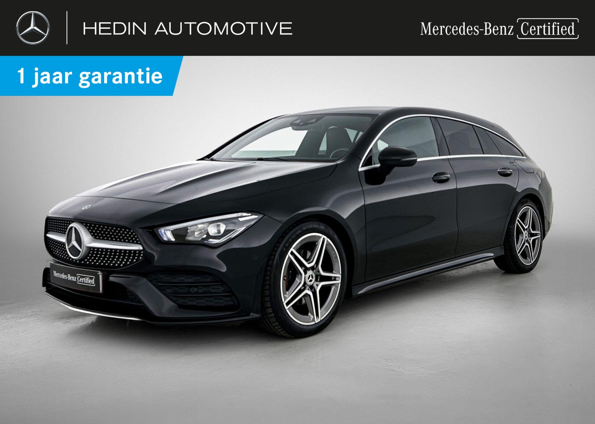 Mercedes-Benz CLA-klasse Shooting Brake 180 AMG Line | Verwa, Gebruikt, 4 cilinders, 136 pk, Leder en Stof