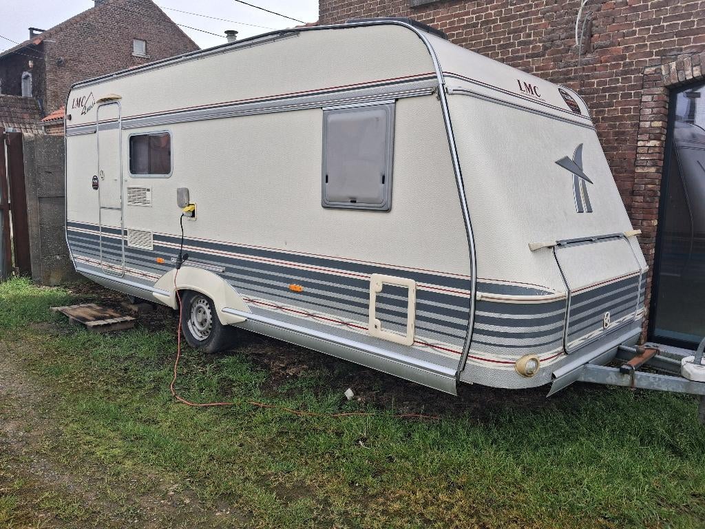 Caravan LMC munsterland, Caravanes & Camping, Caravanes, Particulier, jusqu'à 6, Siège de train, LMC et Münsterland, Grand lit