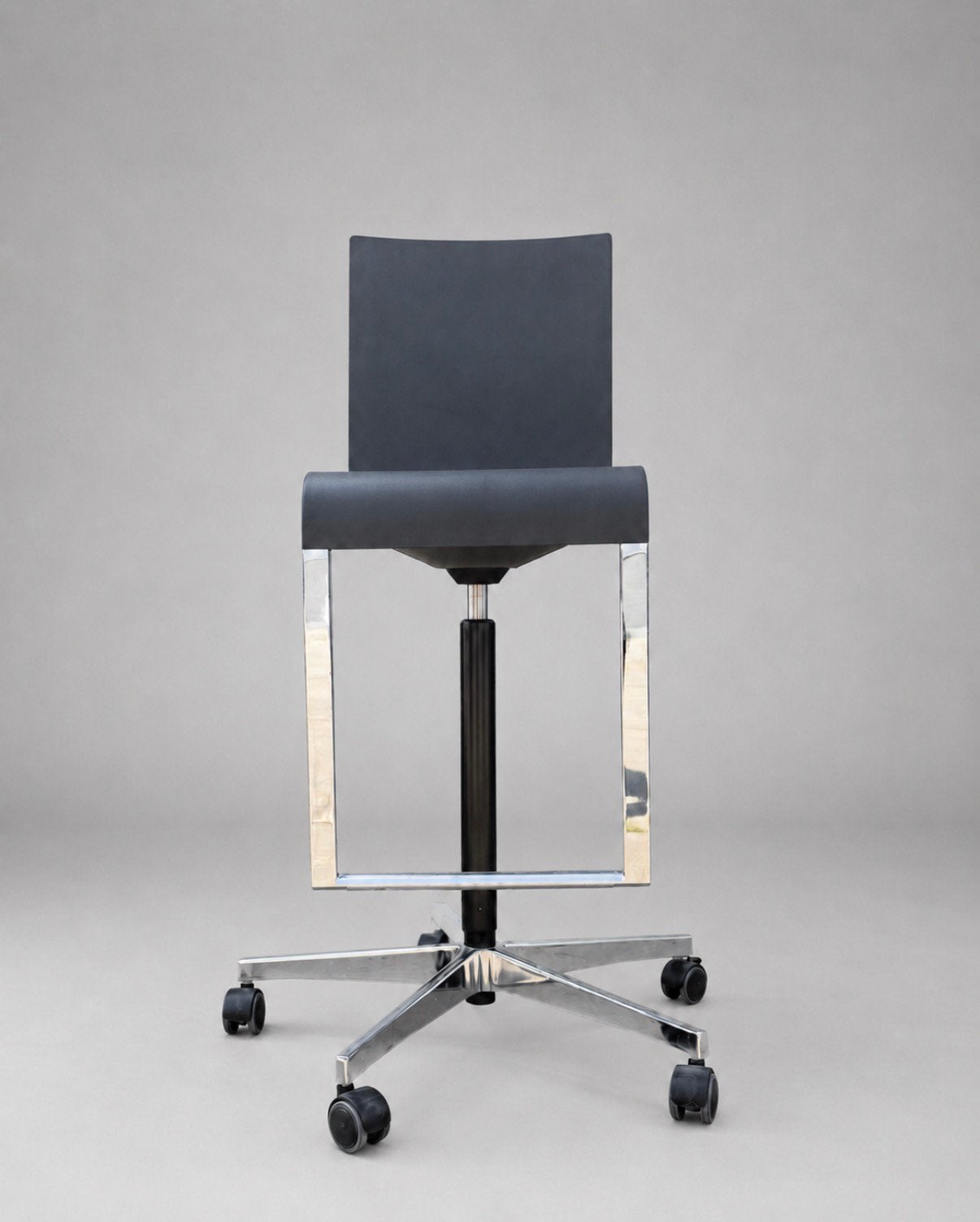 Maarten Van Severen Vitra03 HighChair, Drafting Stool, 2000s, Ophalen, Zo goed als nieuw, Metaal, In hoogte verstelbaar