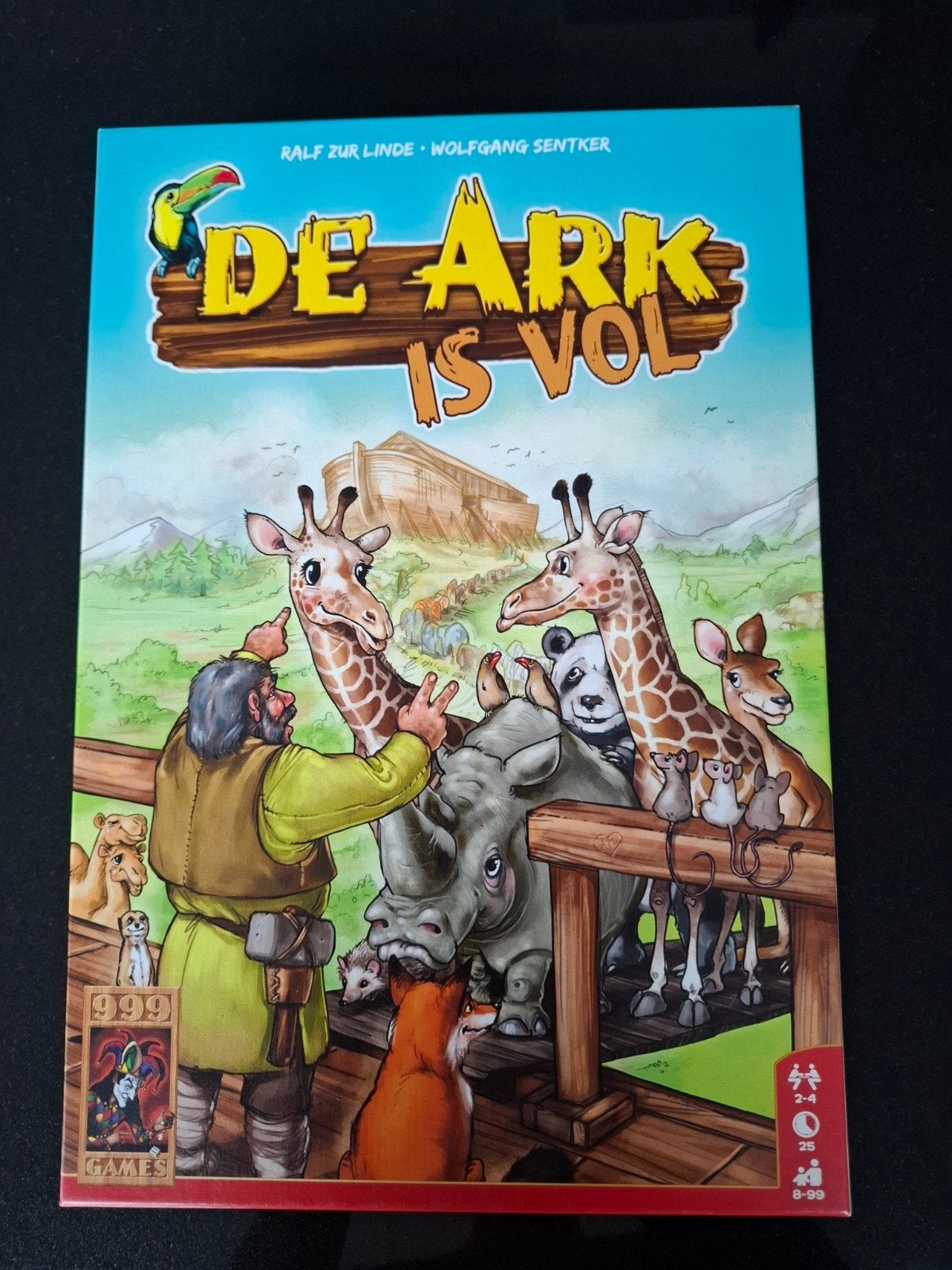 gezelschapsspel 'De ark is vol', Ophalen of Verzenden, Zo goed als nieuw, 999 games