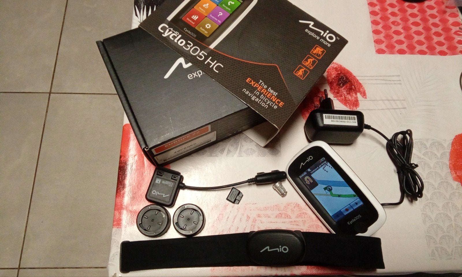 Mio Cyclo 305 HC GPS vélo, Vélos & Vélomoteurs, Enlèvement, GPS, Utilisé