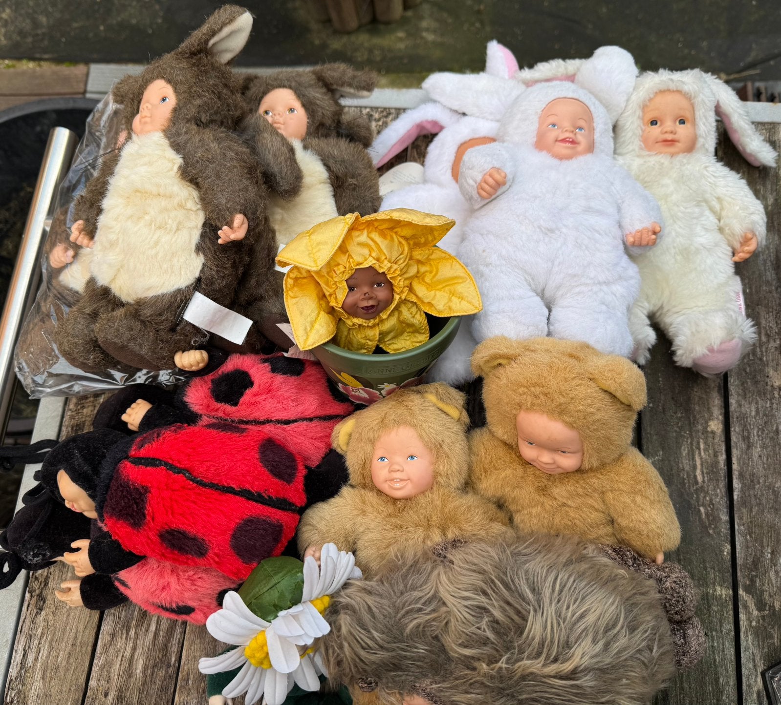 Anne Geddes poppen, 15 stuks , 1 lot, Verzamelen, Ophalen of Verzenden, Gebruikt