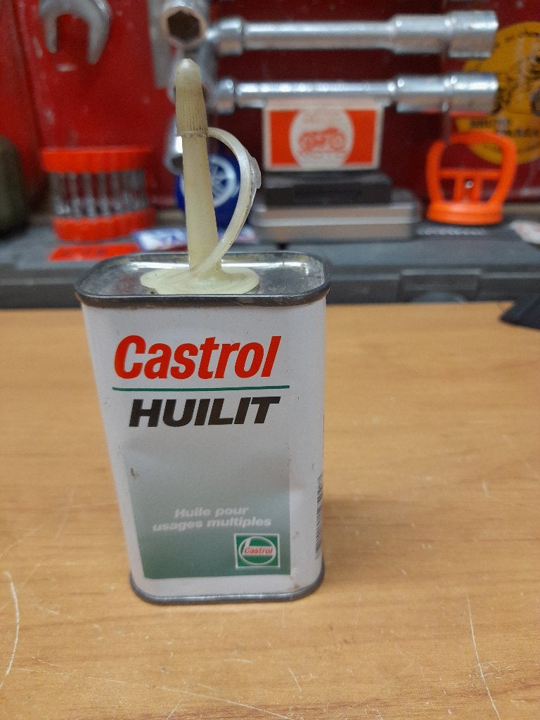 ancienne burette huile vide castrol huilit, Envoi, Utilisé, Autres types