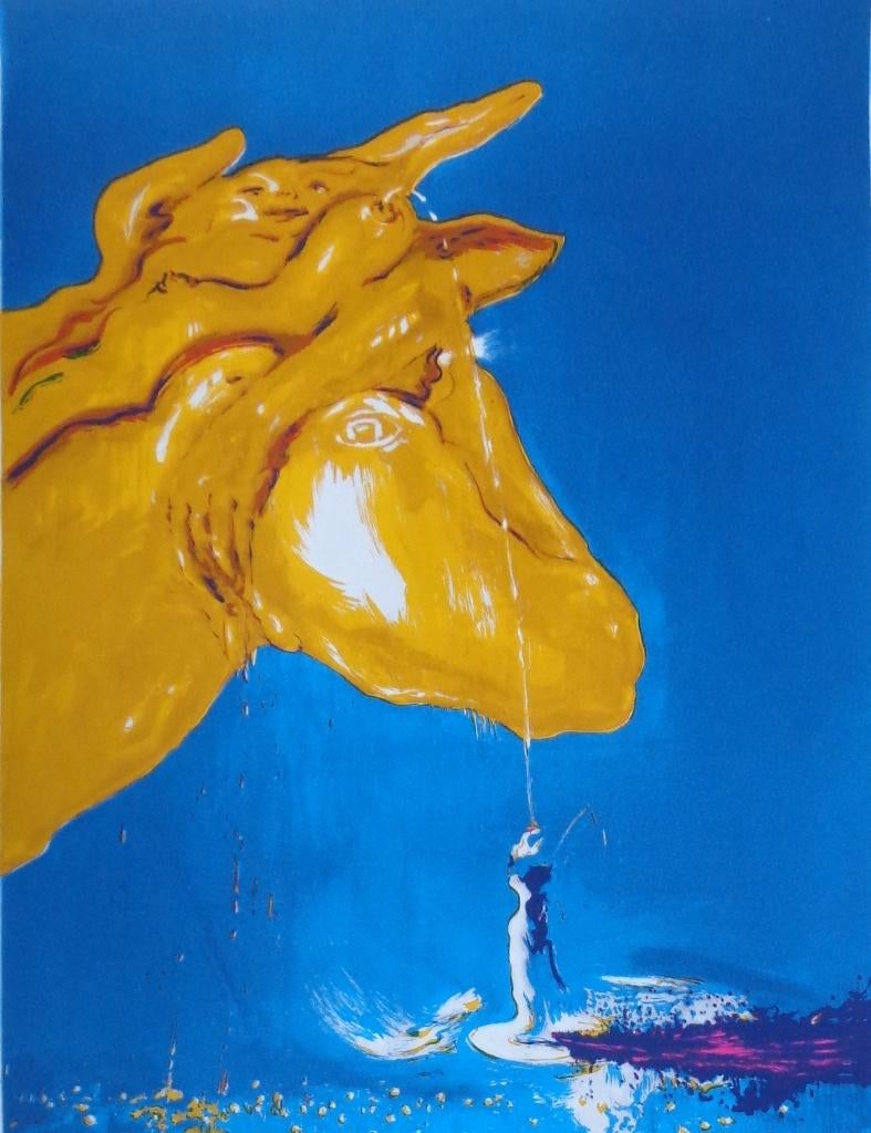 FREDDY DE VIERMAN / AFFICHE / KLEURZEEFDRUK / 90x60cm PANTER, Enlèvement ou Envoi