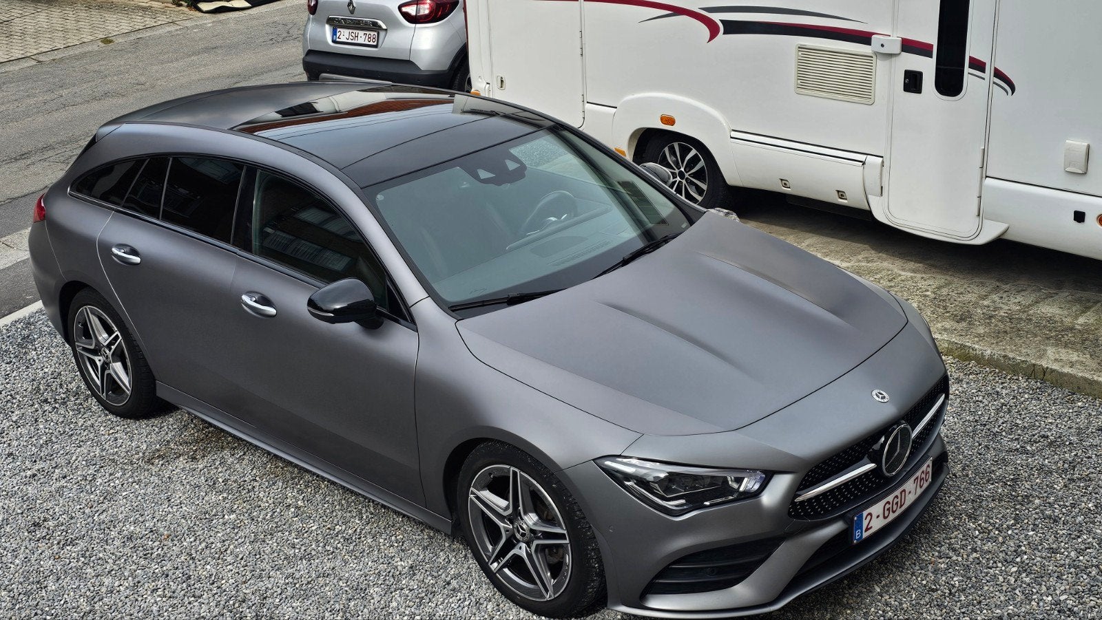 Mercedes CLA 180 shootingbrake AMG LINE, Autos, Euro 6, Noir, 5 portes, Automatique
