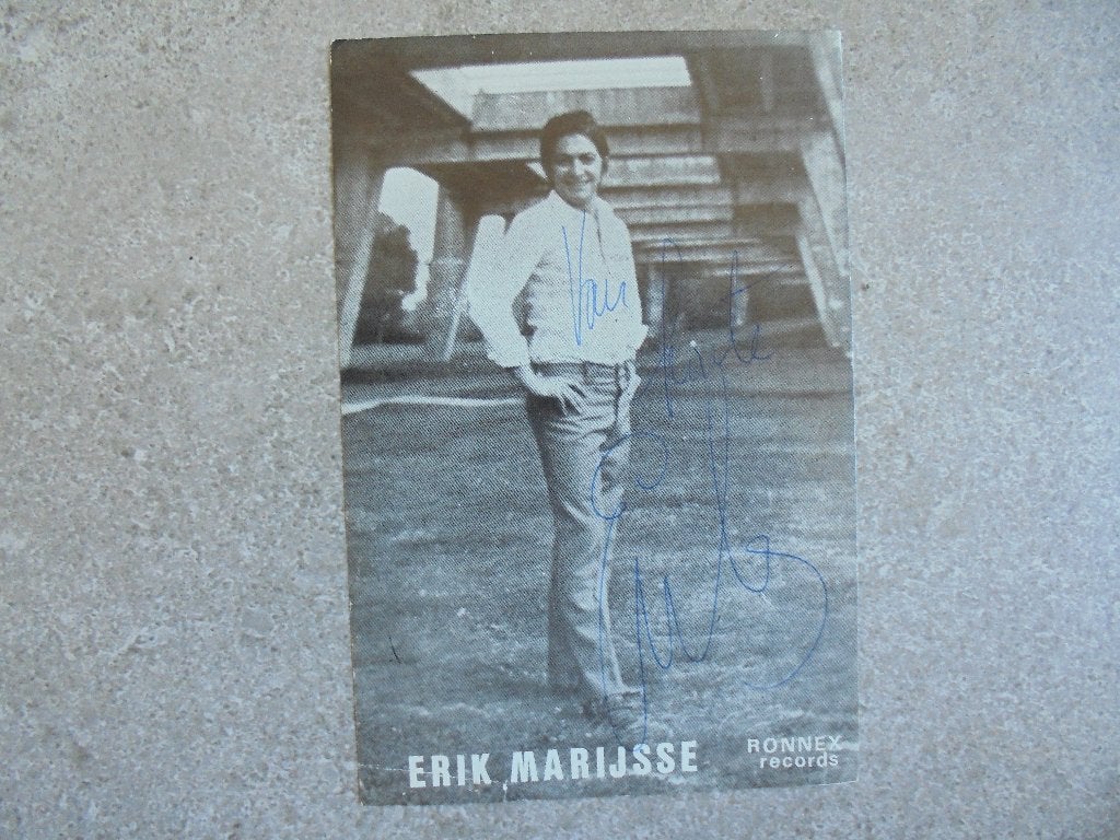 Gehandtekende foto Erik Marijsse, Envoi, Photo
