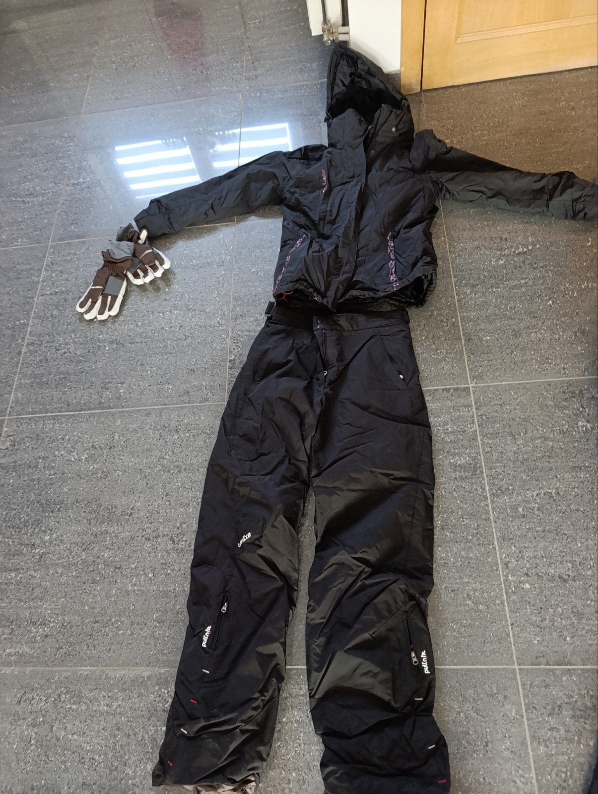 ensemble de ski noir, Vêtements | Hommes, Vêtements de sports d'hiver, Enlèvement, Pantalon
